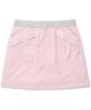 Covernat Woman Silky Nylon Balloon Mini Skirt Light Pink