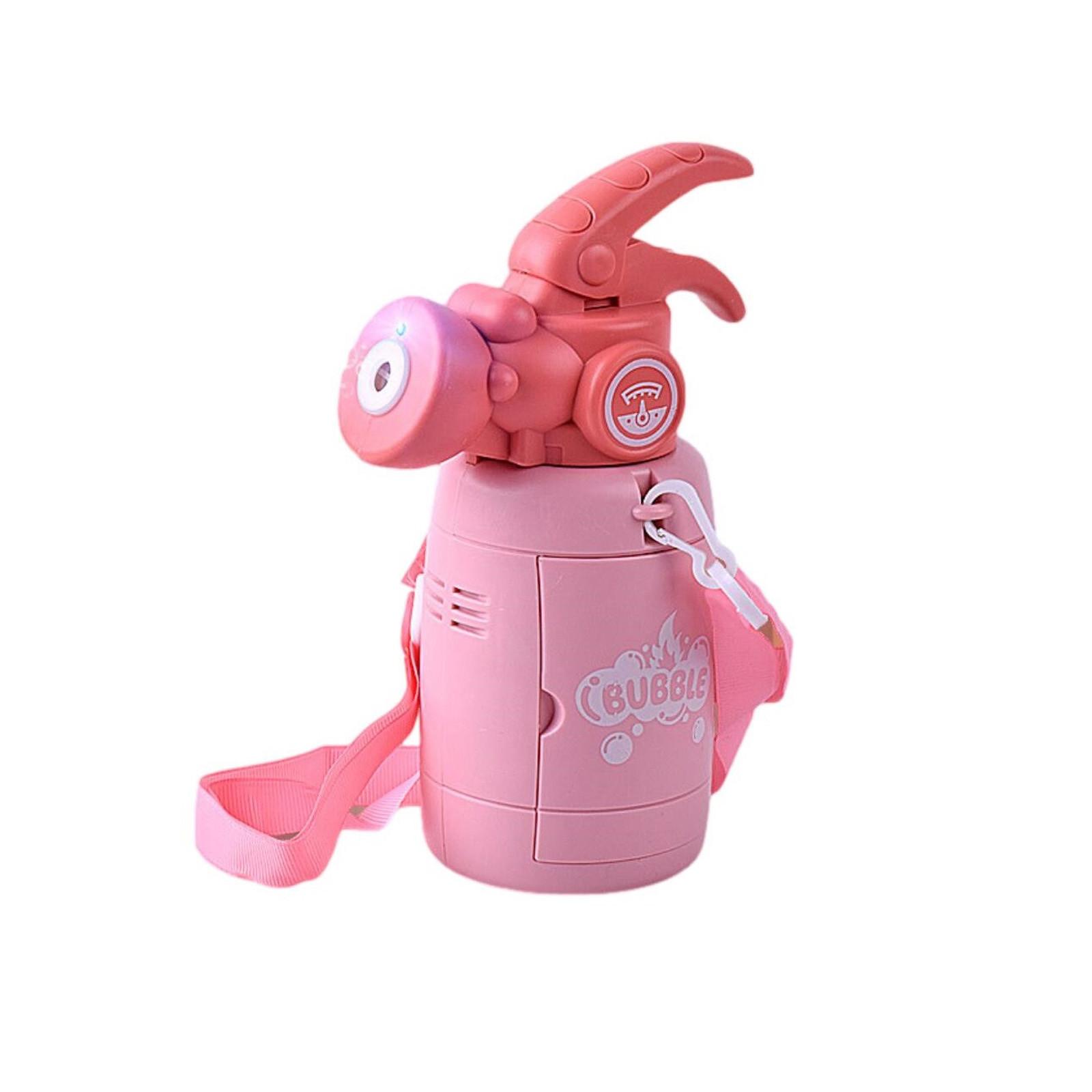 

(H0826)Іграшка Bubble Machine Вогнегасник Електричний Kids Fun Outdoor Summer Toy 100 мл рожевий