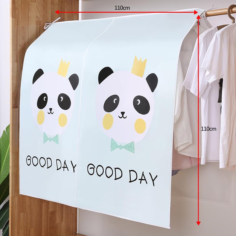 Wardrobe Dust Covers Closet Clothes Case Storage Bag Floor Hanger Rack For Clothes Large Household Towel