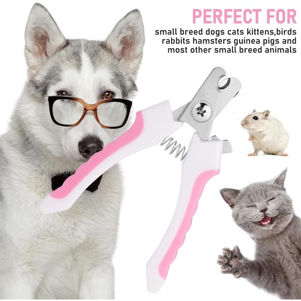 Pet Nail Clippers, Dog Nail Files, Dog and Cat Claw Pliers,professional Trimmers with Protection and Safety Locks