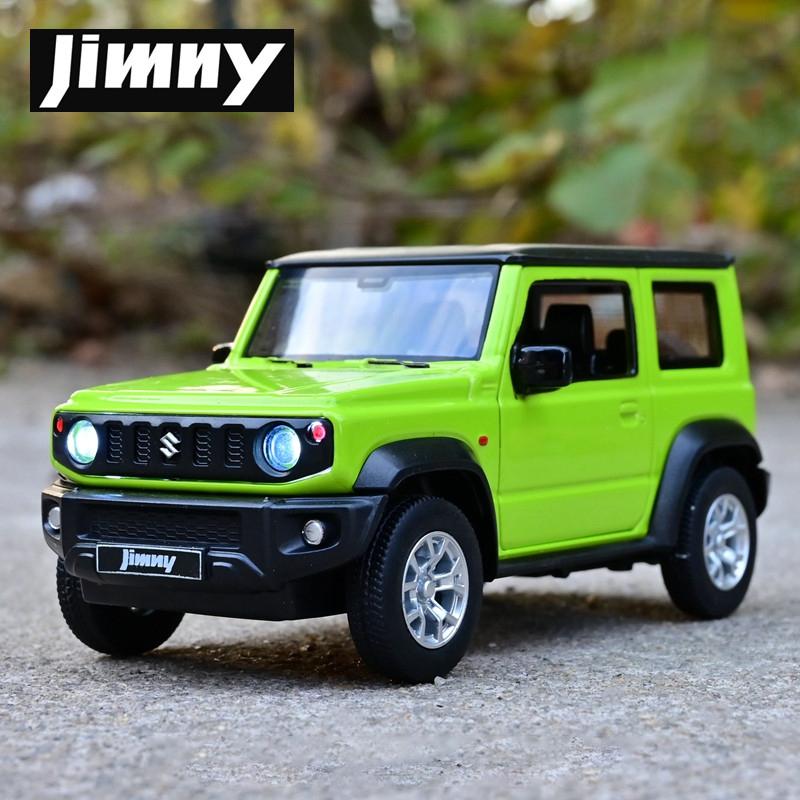 

1:26 Suzuki JIMNY 2018 внедорожник, игрушечный автомобиль из сплава, металлическая коллекционная модель автомобиля, звуковые и световые игрушки для детей, подарок