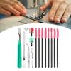 16Pcs Multifunction Sewing Machine Repair Accessories Includes Tweezer Double Headed Brush Screwdrivers Seam Unpicker