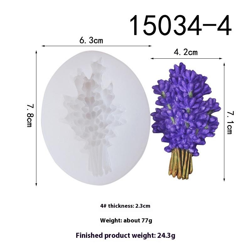 

Силиконовая форма для ароматической свечи с ароматом цветка османтуса. Идеально подходит для автомобильных ароматизаторов и изделий из смолы. D