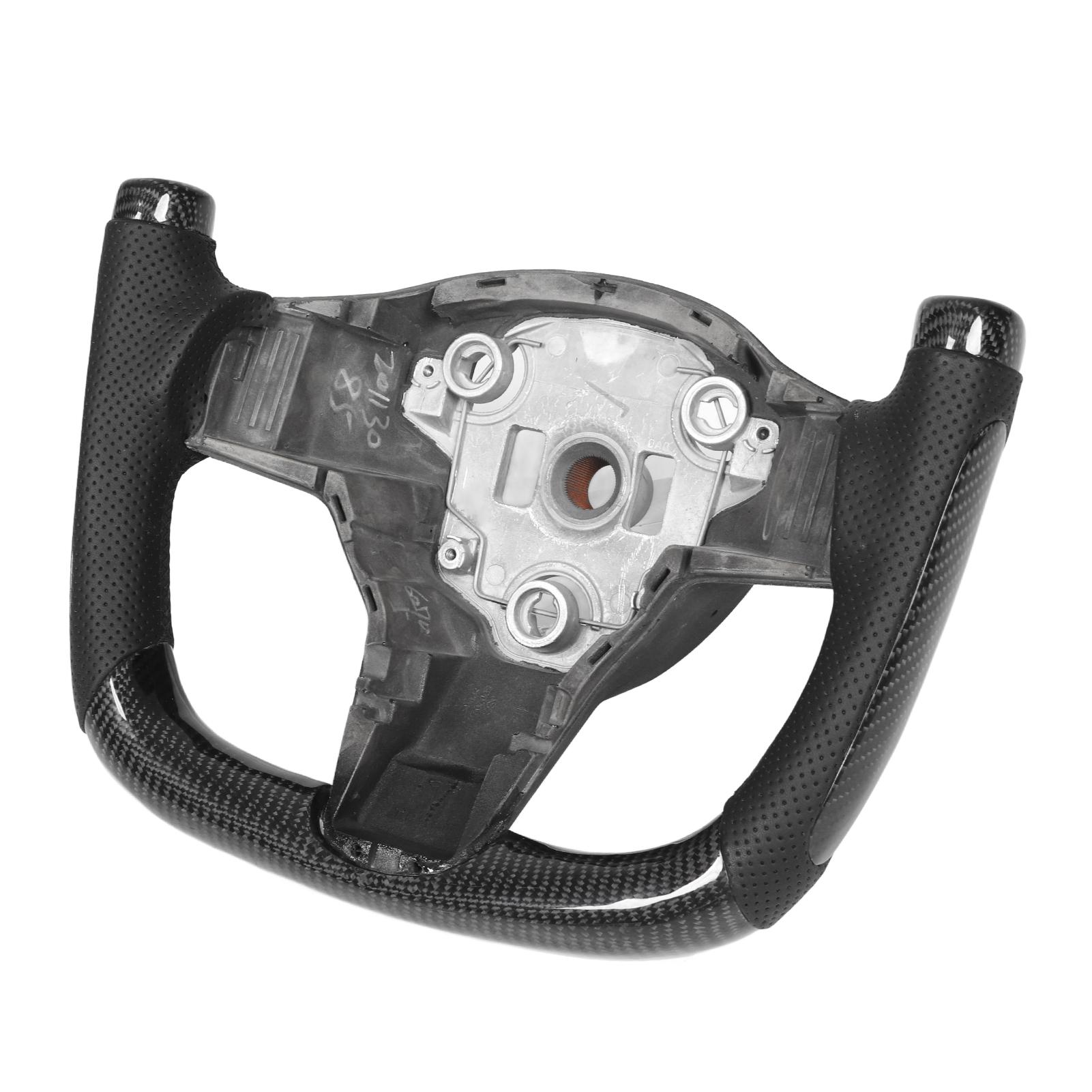 

Аксессуар для салона автомобиля с рулевым колесом Yoke и боковыми глянцевыми карбоновыми накладками для замены