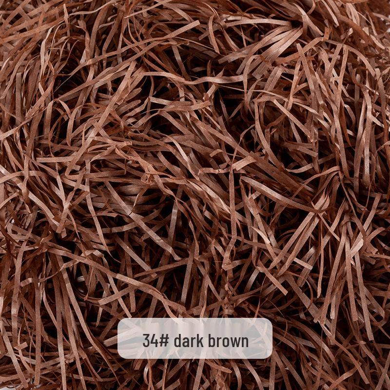 Raffia Grass Filler: Shredded Silk Paper for Candy Box Souvenirs