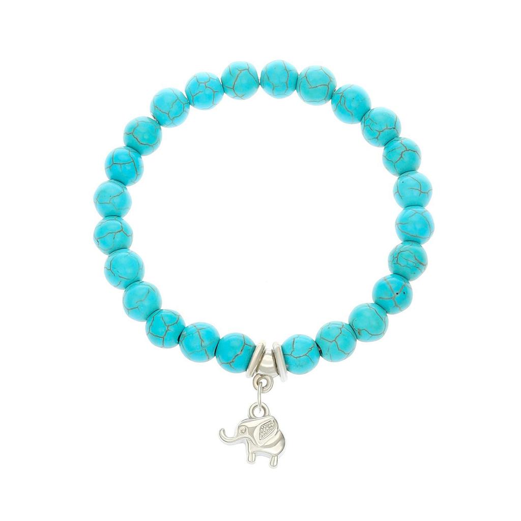 Handmade Turquoise Butterfly and Turtle Bracelet - European and American Style
