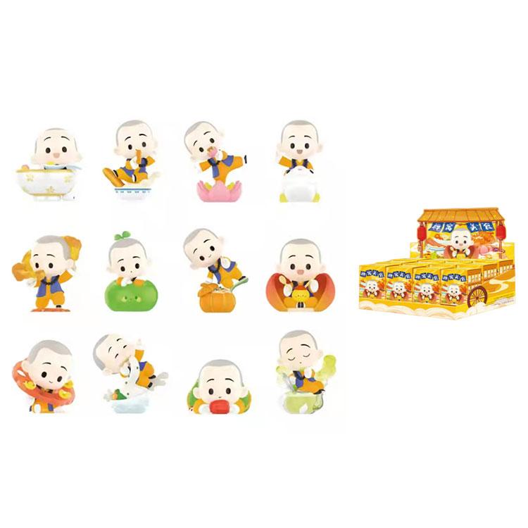 New POP MART A Little Zen Monk Zen Retreat Delicious Collection Blind Box Products Single Mystery Box/Full Box 12 Pcs 211000492
