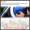 6Pcs Car Polishing Sponge Pads Kit Car Polisher Waxing Soft Washable Waxing Bonnet Set Tool Auto Washing Accessories