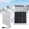 8W Solar Panel Operated 4 Inch Ventilation Fan For Outdoor Shed Pet House Air Quiet Motor