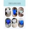 100L Heavy-Duty Round Industrial Plastic Trash Can & Storage Barrel with Lid