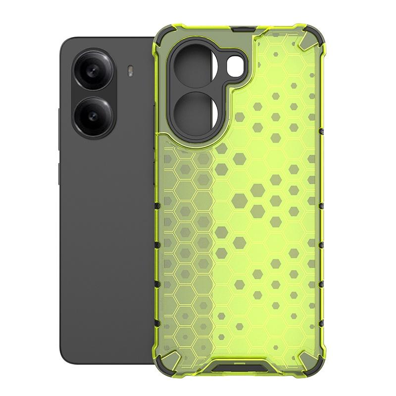 Honeycomb Style Armor Shockproof Case For Xiaomi Poco X7 Pro Redmi Turbo 4 5G TPU Frame Hard Plastic 2 in 1 Phone Cover Fundas
