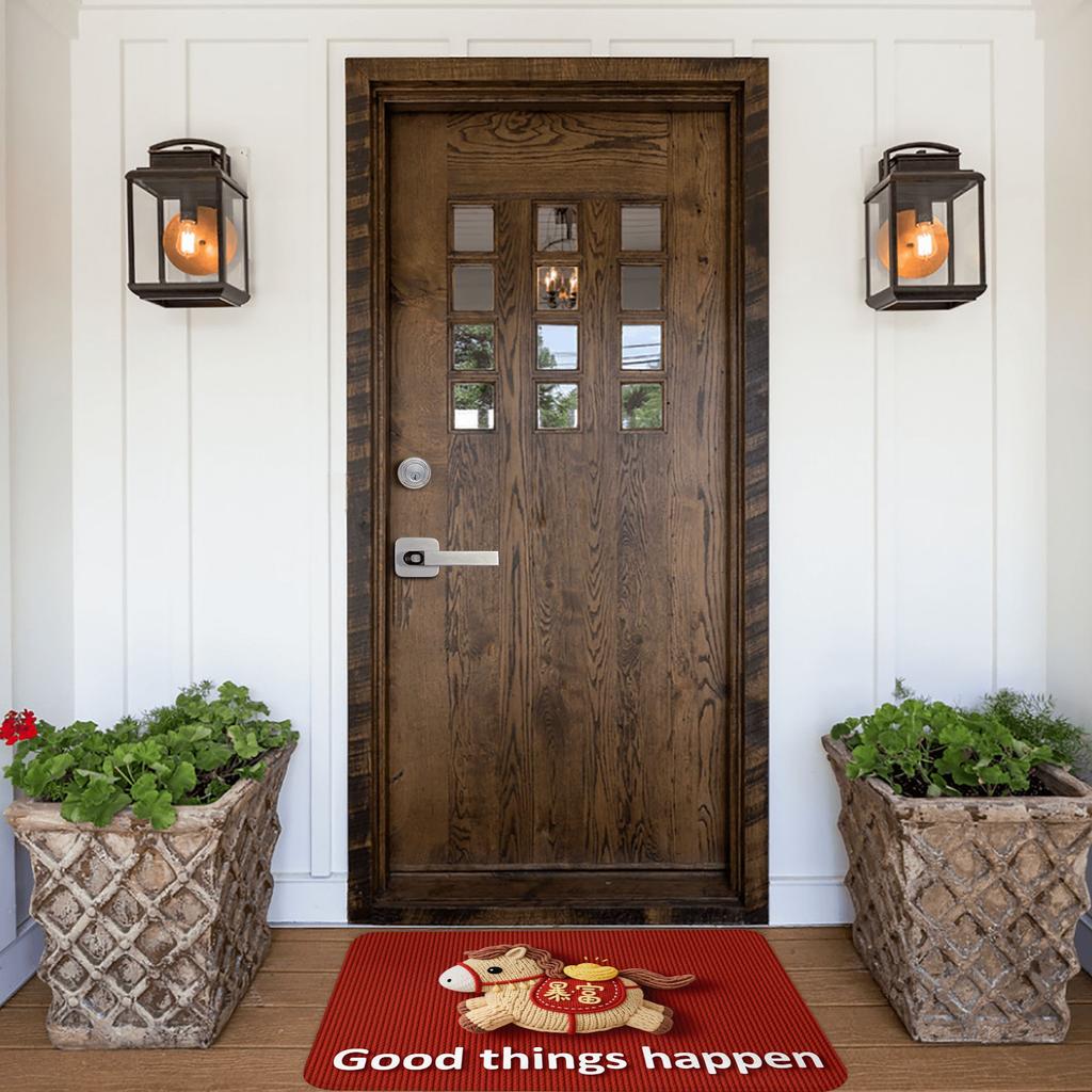 2026 Horse Year Welcome Spring Festival Gifts Doormat Non-Slip Entrance Kitchen Door Floor Mat Living Room Rug Carpet Footpad