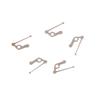 5Pcs Calendar Quick Dial Spring Watch Accessories For 2813 8205 4813 Movement Domestic Watch Repair Parts Quick Spring