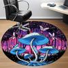 1pc Fantasy Forest Office Round Area Rug, Under Office Chairs Bedroom Living Room Home Decor, Room Deco, Available In Various Sizes