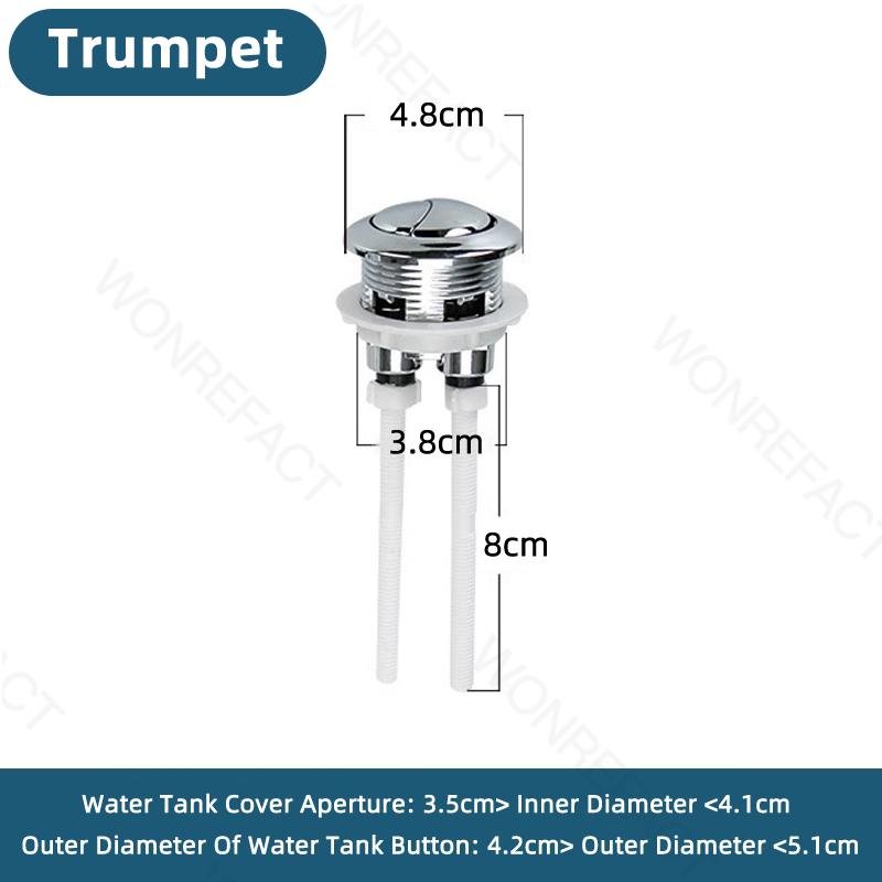 Universal Toilet Tank Replacement Kit Toilet Buttons Toilet Dual Flush Valve Water Inlet Valve Accessories Adjustable Float