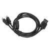 USB To Dual Port TypeC Power Cord 2 In 1 Multi Charging Cable for DJI OSMO Pocket 2