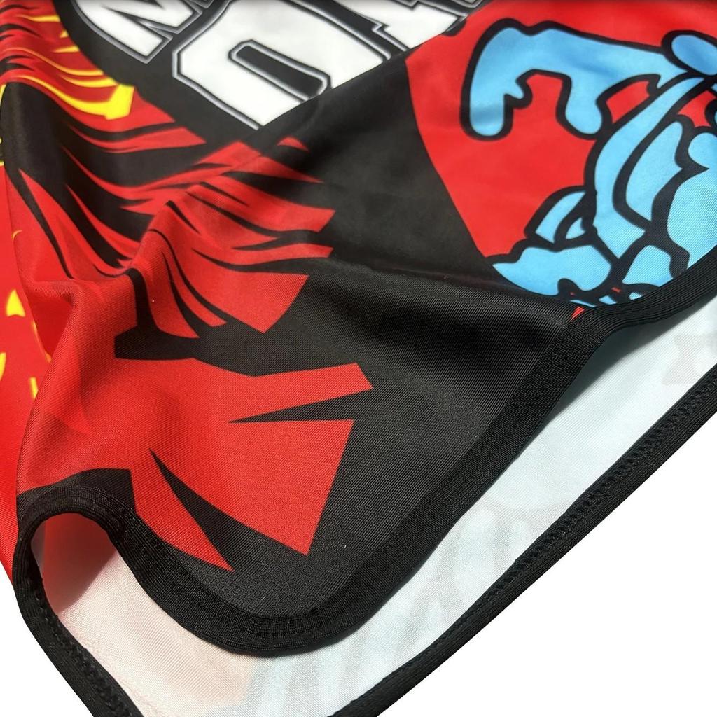 Karpfen Fisch Muay Thai Kickboxen Boxen MMA UFC Lässige Shorts Gym Sport Unisex Männer Frauen Workout Schnelltrocknend Druck Elastischer Hoher Bund Training