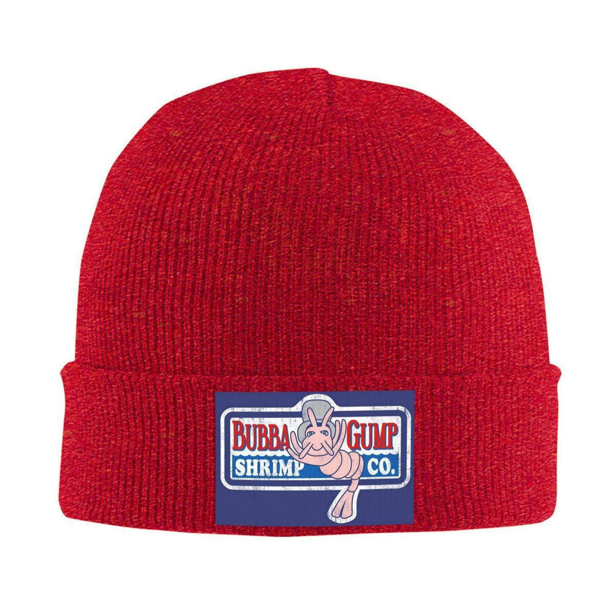 

Bubba Gump Shrimp Forrest Movie Geek Warm Knitted Cap Winter Knit Bonnet Hat Skullies Beanies Hip Hop Caps for Unisex One Size