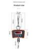 Electronic Hook Scale 500kg LED Mini Crane Scale 1t Hanging Scale