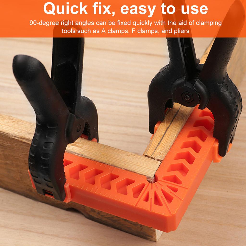 8Pcs 90 Degree Positioning Squares Right Angle Clamps L Fixing Clamp Corner Clamping Woodworking Corner Clamping Square Tool