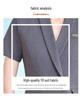 Women's Professional Short Sleeve Summer Suit – Elegant Formal Wear for Manager, Secretary, Hotel Front Desk, and Reception Work.