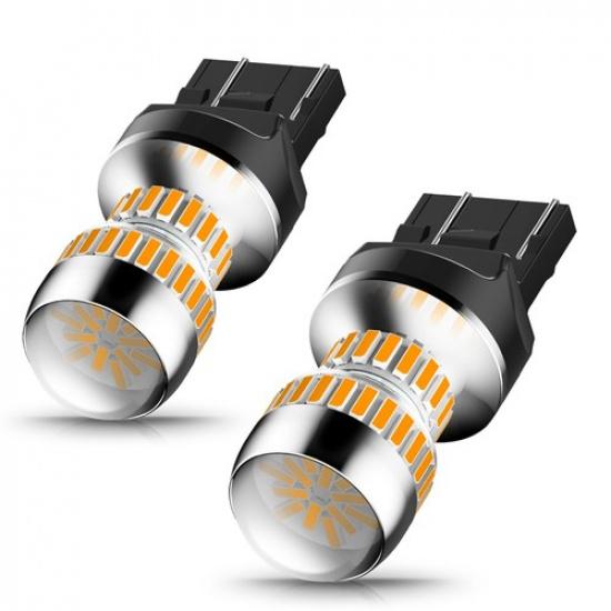 7443 7440 7444 LED DRL Front Rear Turn Signal High Power Light Bulb Amber Yellow