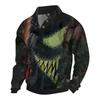 Men's Halloween Printed Corduroy Button Shirt