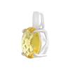 Серебряная подвеска с цитрином nano 2.49ct (2190431)