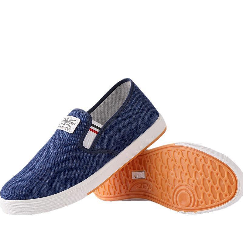2023 Popular Canvas Men's Slip-On Low-Top Sneakers