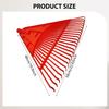 Garden Leaf Rake Head Gardening Removal Tool Heavy Duty Hand Tools Spare Parts with 24 Tines