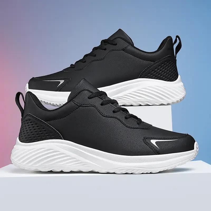 New Men Running Shoes Male Sneakers Anti Slip Breathable Mens Walking Shoes Lace Up Soft Casual Shoes Lightweight