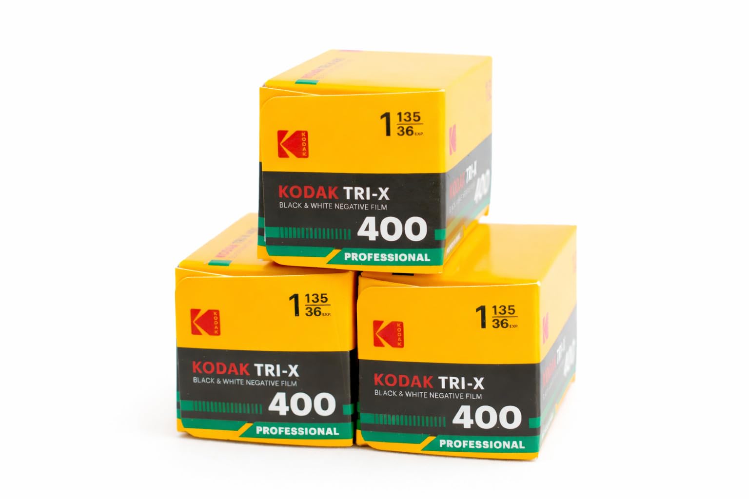 

Eastman Kodak Black and White Negative 36 set TRI-X400 Film, 35mm, exposures, 3-roll