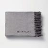 DEAN & DELUCA Cotton Chambray Cloth, Gray, Approx. 130 x 180 cm