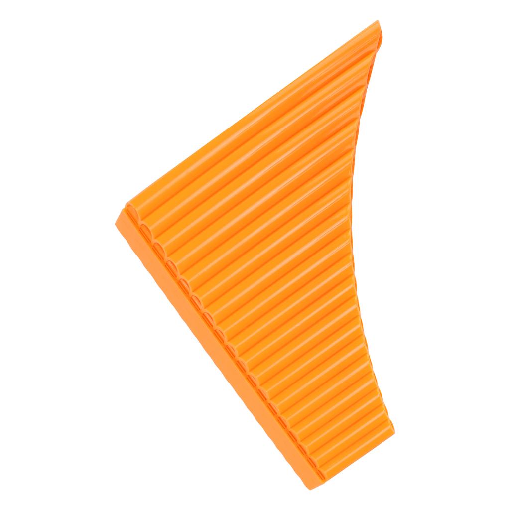 Pan Flute C Key with Cardboard Carrying Bag for Children Adults Beginners Teaching Staff Orange 18