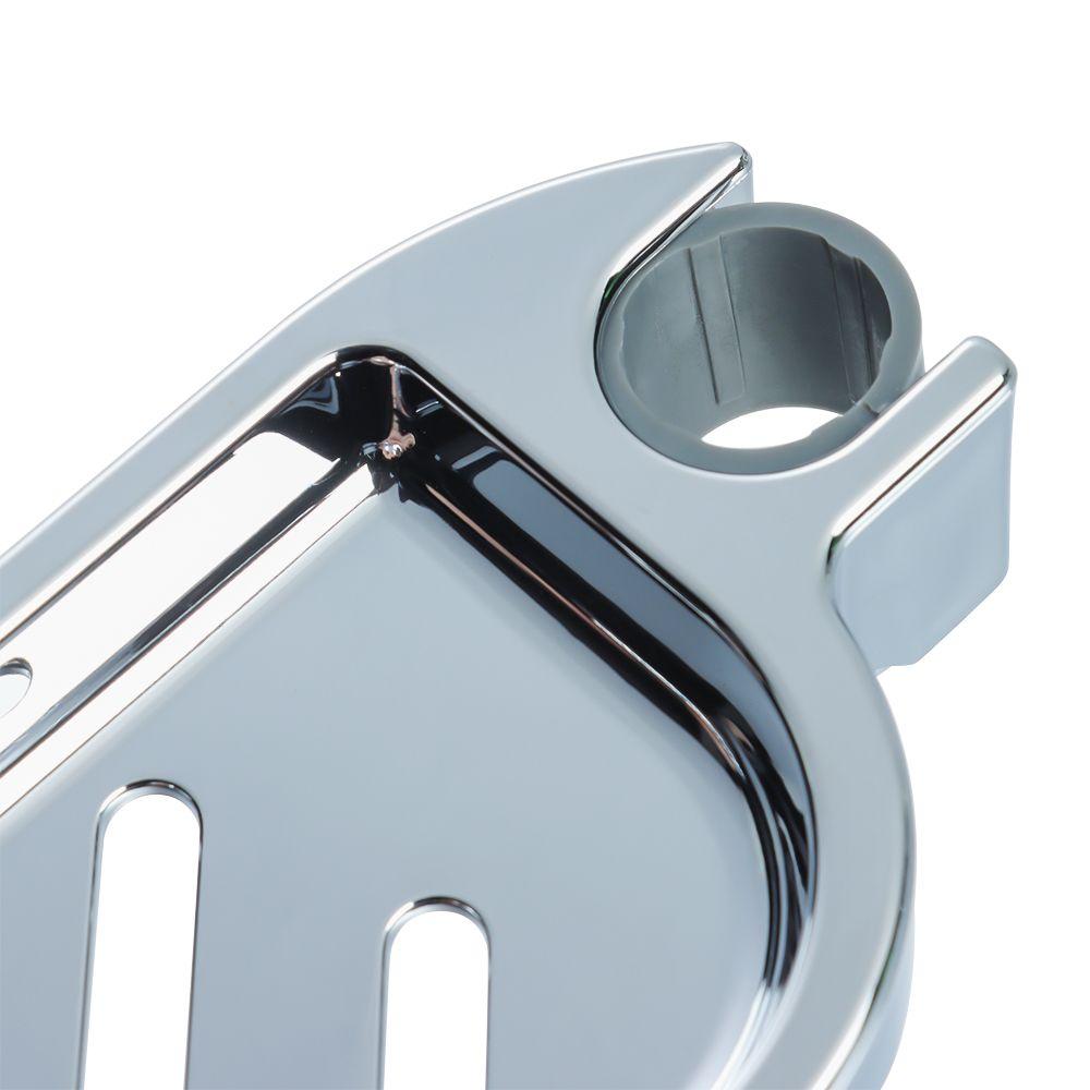 Nastavitelné pro 2,2/2,4/2,5 cm Domácí kolejnice Posuvná miska na mýdlo Stříbrný držák na mýdlo Talíř Vana Sprcha Domácí koupelna