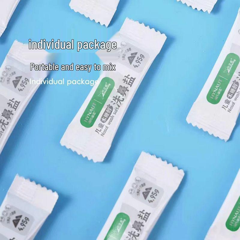 Hais Henuo Xylitol Children's Gentle Nasal Wash Salt - 30 Individually Packaged Bags