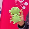 Cute flocking frog AirPods Pro Apple Bluetooth headset case 1/1/1/1st generation cartoon protective case