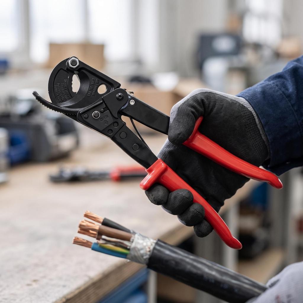 Ratcheting Cable Portable Tool Anti-Slip for Electricians