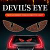 Flexible Dynamic Demon Eye Light USB LED Windshield Display Creative Atmosphere Lights  Car Decor