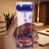Double Colors Oil Hourglass Timer Creative Acrylic Floating Motion Bubble Timer Descending Sensory Bubble Movement Sensory Toys