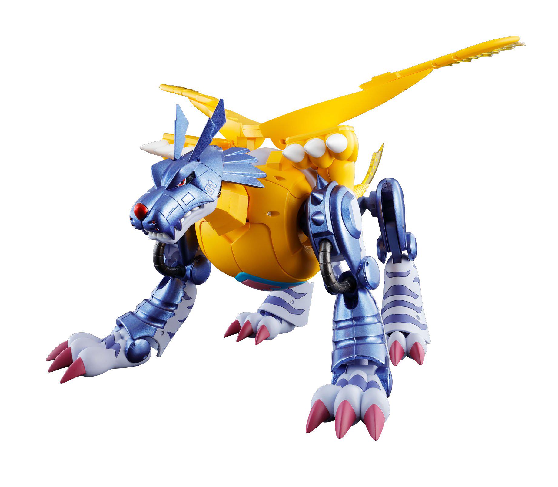 

TAMASHII NATIONS Super Evolution Spirit Digimon Adventure 02 MetalGarurumon Approximately 200mm ABS PVC Diecast Painted Movable Figure & &