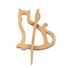Gifts Bear Flower Heart Bird Animal Fashion Jewelry Wooden Brooch Women Brooch Clothing Accessory