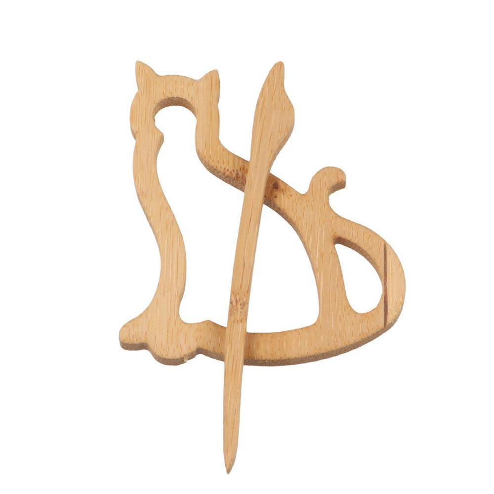 Gifts Bear Flower Heart Bird Animal Fashion Jewelry Wooden Brooch Women Brooch Clothing Accessory