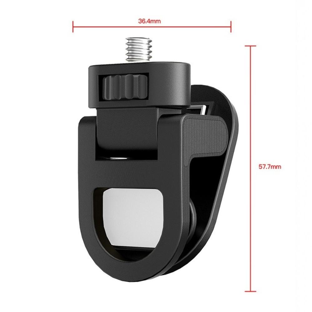 

Mini Fill Light Clip 1/4 Screw Mount Connector Mount Clamp Fill Light Holder Phone Tripod Use чорний