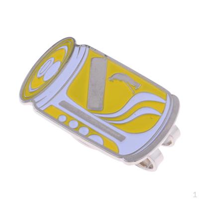 Alloy Hat Clip with Golf Ball Marker Different Patterns