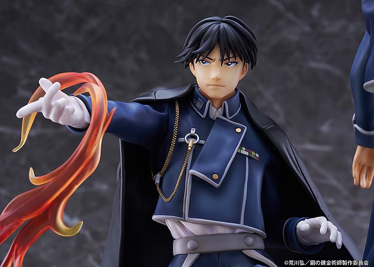 anime figure Mustang Mars plastic painted finished figure "Fullmetal Alchemist" "Roy & Hughes"