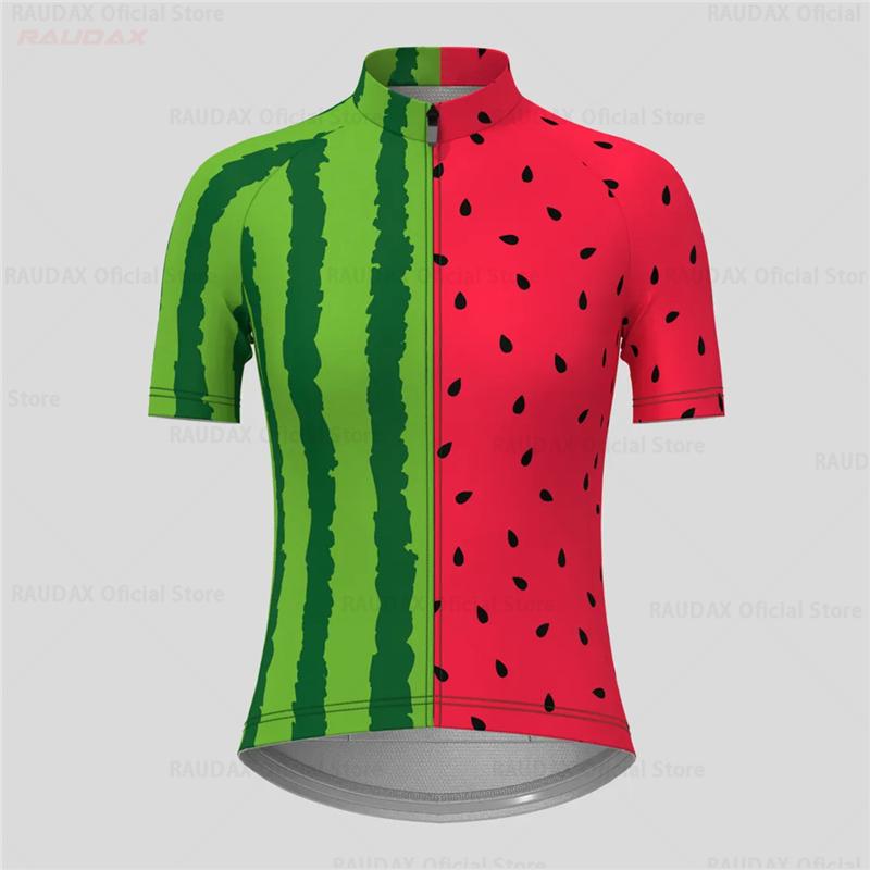 Watermelon Pink Women's Cycling Kit Summer Short Sleeve   Anti-UV Woman Jersey Maillot Ciclismo Mujer 2026 Summer Breathable Cycling Suit Set