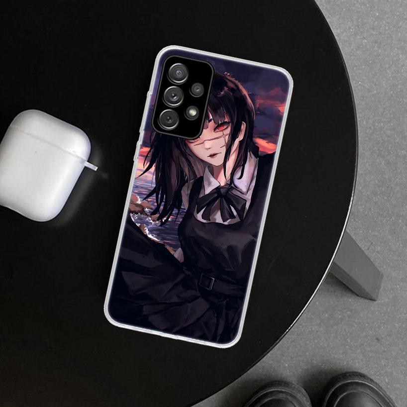 Chainsaw Mans Yoru War Devil Phone Case Cover for Samsung Galaxy A12 A22 A32 A52 A72 A02S A51 A50S A31 A20S A10S Note 20 Ultra 1