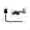 Drum Hardware Extension Clamp HeavyDuty Cymbals Arm Holder Rod Adjustable LRod Mount for