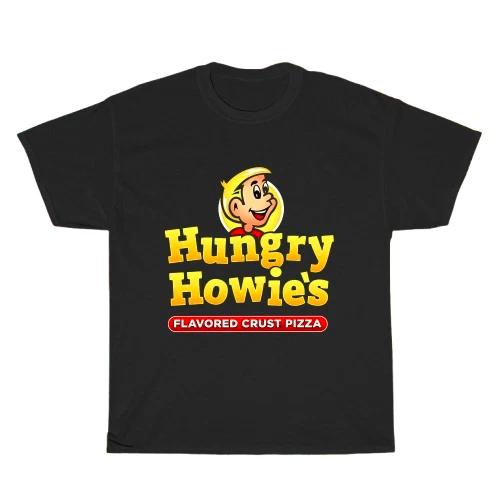 New HUNGRY HOWIE S PIZZA logo Unisex T-Shirt Funny Size S to 5XL L